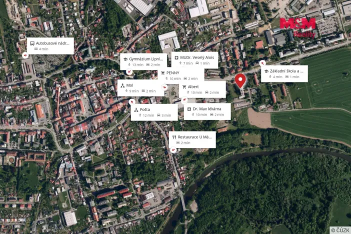 Prodej bytu 3+1, Lipník nad Bečvou - Lipník nad Bečvou I-Město, Hranická, 74 m2