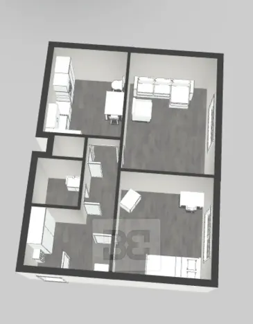 Pronájem bytu 2+1, Ostrov, S. K. Neumanna, 56 m2