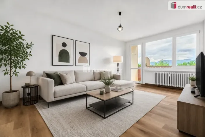 Pronájem bytu 3+1, Ústí nad Labem - Mojžíř, Peškova, 65 m2