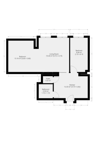 Pronájem bytu 2+1, Praha - Vokovice, Kladenská, 49 m2