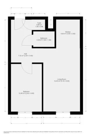 Pronájem bytu 2+kk, Praha - Stodůlky, Modrá, 45 m2