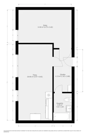 Pronájem bytu 1+1, Brno, Slovinská, 45 m2