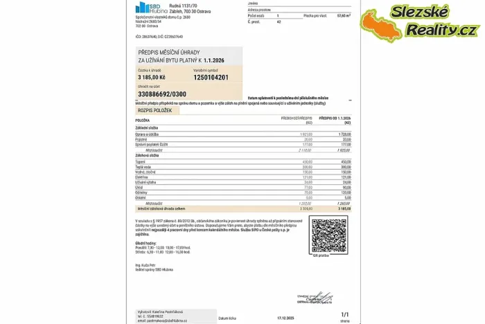 Prodej bytu 2+kk, Ostrava, Nádražní, 61 m2