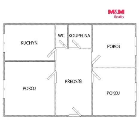 Pronájem bytu 3+1, Lovosice, U Nadjezdu, 70 m2