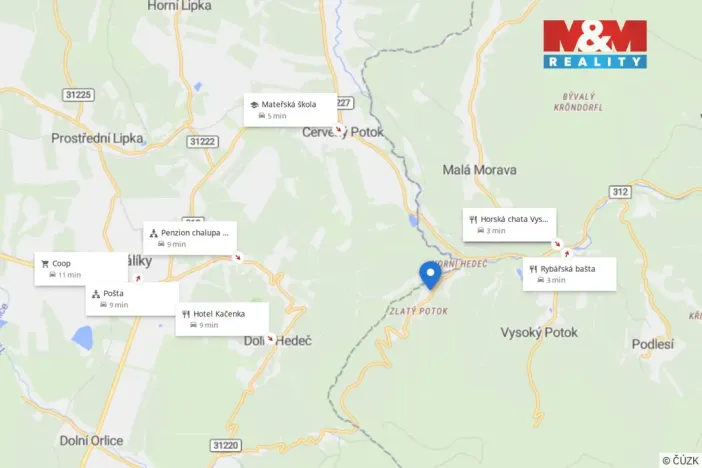 Prodej chalupy, Malá Morava - Zlatý Potok, 150 m2
