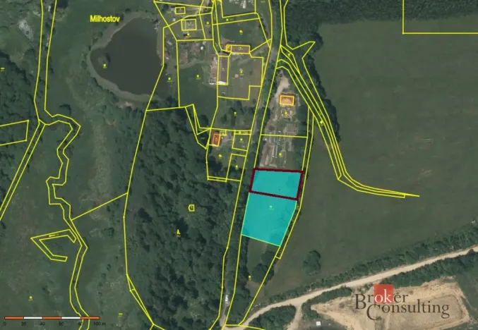 Prodej pozemku pro bydlení, Milhostov, 1200 m2
