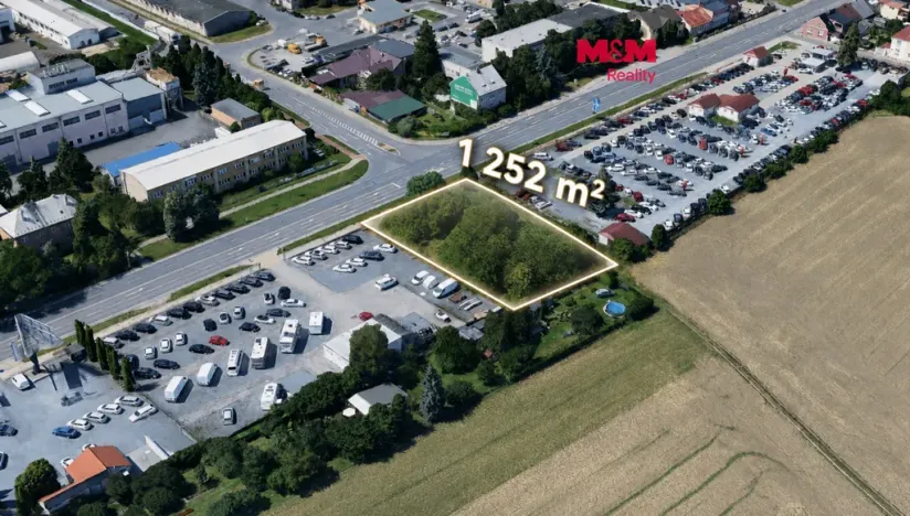 Prodej komerčního pozemku, Olomouc - Holice, 1252 m2