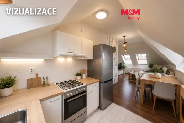 Prodej bytu 2+kk, Brno - Slatina, Tilhonova, 48 m2
