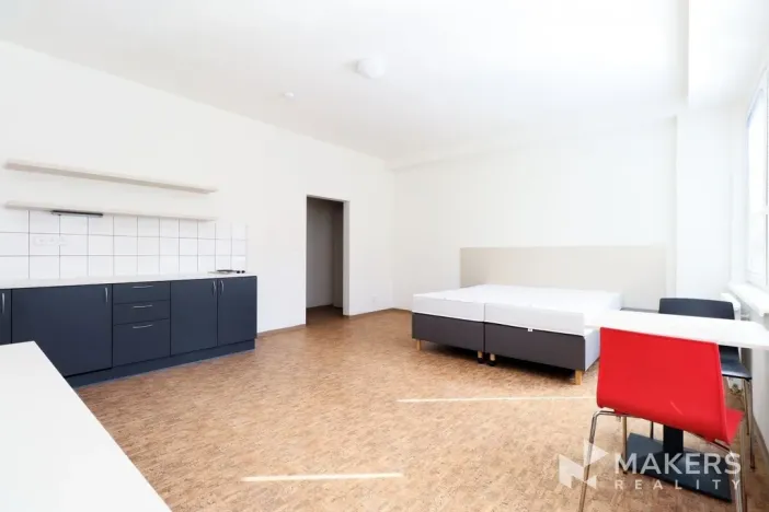 Pronájem bytu 1+kk, Praha - Smíchov, Křížová, 27 m2