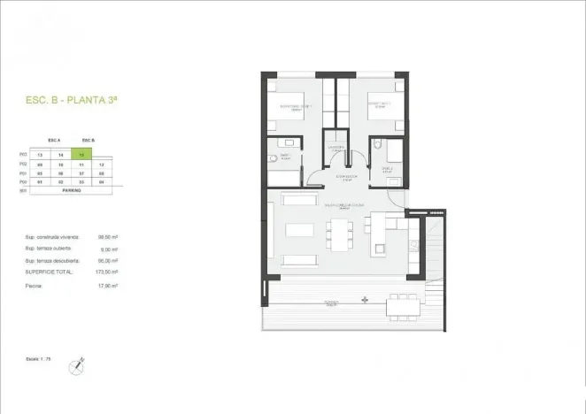 Prodej bytu 3+kk, Orihuela, Alicante, Španělsko, 98 m2