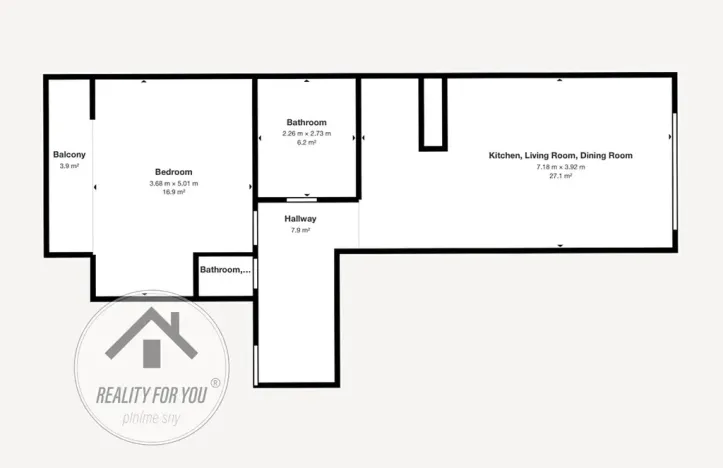 Pronájem bytu 2+kk, Praha - Libeň, U Balabenky, 62 m2