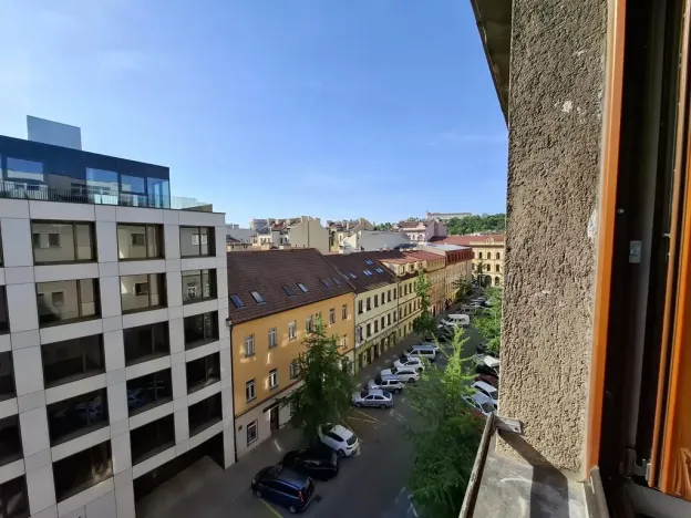 Pronájem bytu 1+kk, Brno - Veveří, Slovákova, 22 m2
