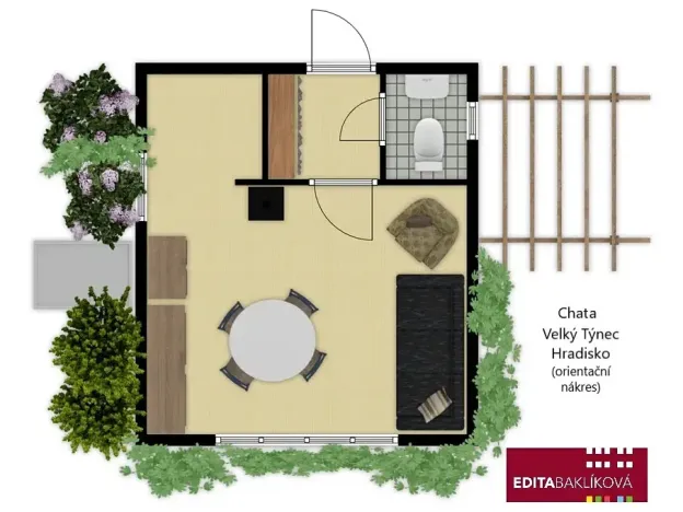 Prodej chaty, Velký Týnec, 20 m2