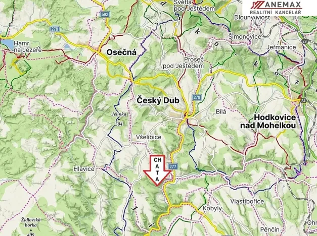 Prodej chaty, Všelibice, 40 m2