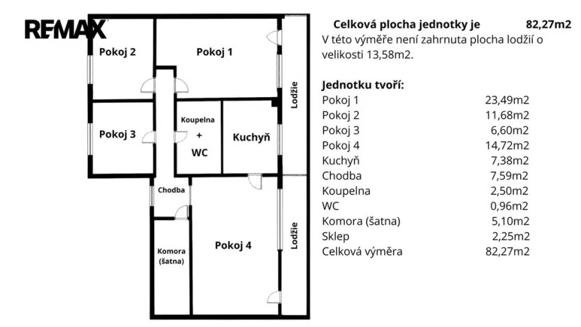 Prodej bytu 4+1, Most, Josefa Suka, 82 m2