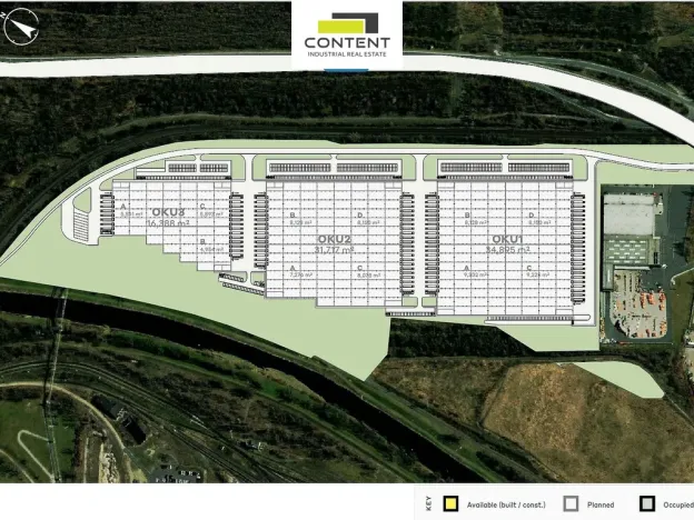 Pronájem skladu, Ostrava - Kunčičky, Rajnochova, 34895 m2