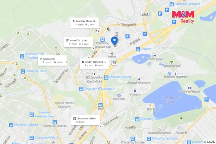 Prodej bytu 2+1, Chomutov, Holešická, 62 m2