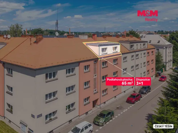 Prodej bytu 3+1, Český Těšín, Komenského, 65 m2