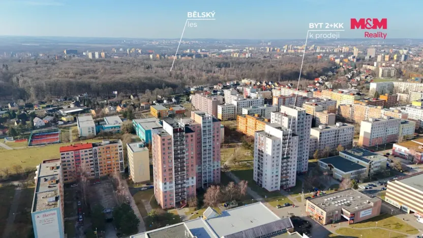 Prodej bytu 2+kk, Ostrava - Bělský Les, Bohumíra Četyny, 52 m2