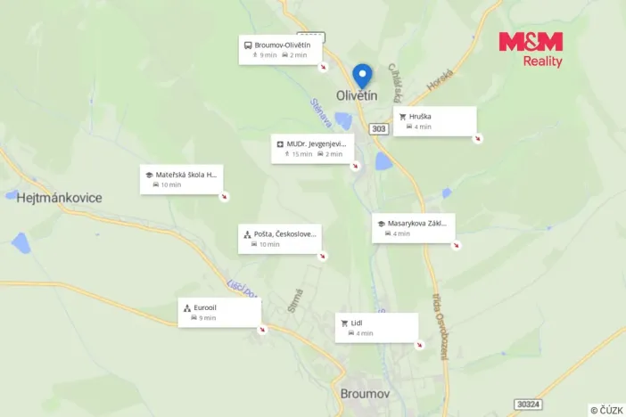 Pronájem bytu 3+kk, Broumov - Olivětín, Dukelská, 56 m2