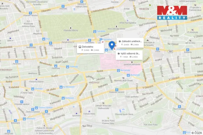 Prodej bytu 1+1, Praha - Vinohrady, Hollarovo náměstí, 43 m2
