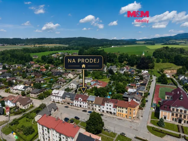 Prodej činžovního domu, Velké Poříčí, Náměstí, 546 m2