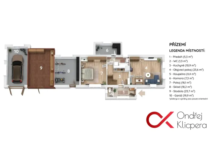 Prodej chalupy, Jičíněves - Labouň, 120 m2