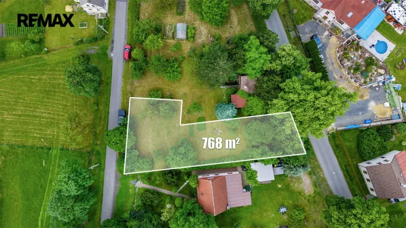 Prodej pozemku pro bydlení, Nové Město pod Smrkem, 768 m2