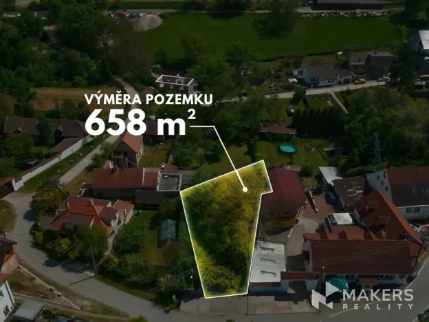 Prodej pozemku pro bydlení, Zájezd, 658 m2