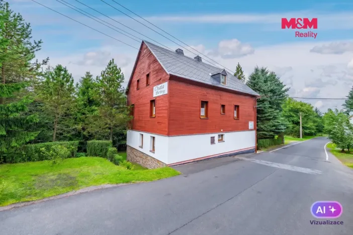 Prodej rodinného domu, Loučná pod Klínovcem - Háj, 285 m2