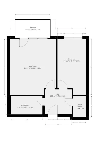 Pronájem bytu 2+kk, Praha - Kbely, Sedlářova, 50 m2