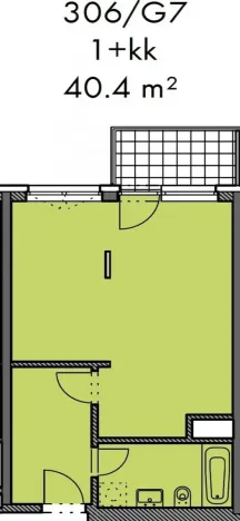 Prodej bytu 1+kk, Praha - Dolní Měcholupy, Honzíkova, 40 m2