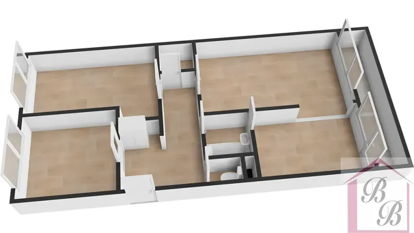 Prodej bytu 3+1, Benátky nad Jizerou, Platanová, 78 m2