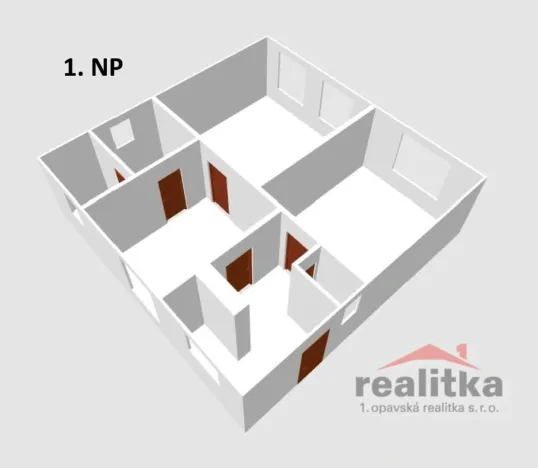 Prodej rodinného domu, Opava - Komárov, Potoční, 131 m2
