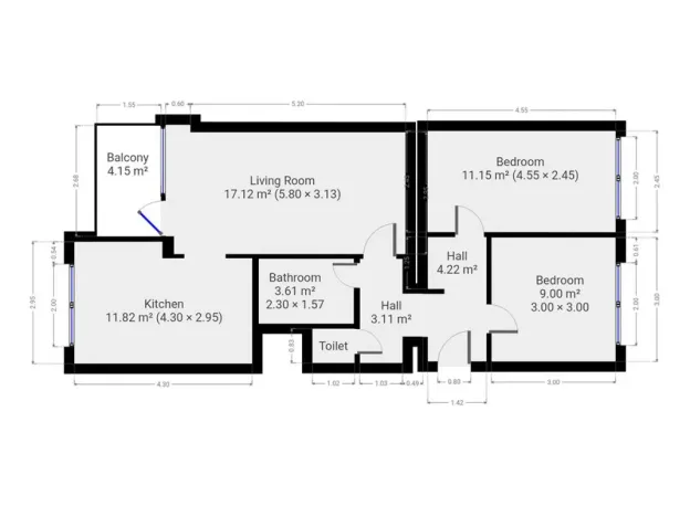 Pronájem bytu 3+1, Praha - Kobylisy, Taussigova, 60 m2