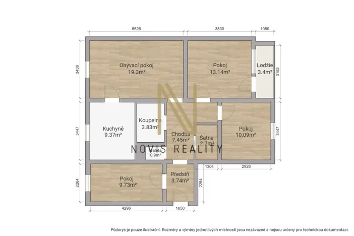 Pronájem bytu 4+1, Stráž, 87 m2