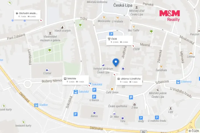 Pronájem bytu 2+1, Česká Lípa, Jindřicha z Lipé, 66 m2