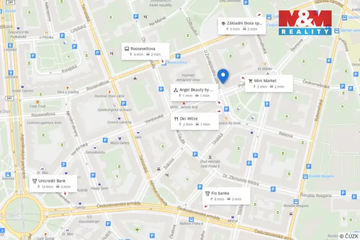 Prodej bytu 2+1, Praha - Bubeneč, U zeměpisného ústavu, 57 m2