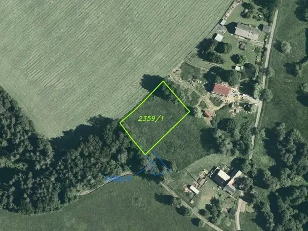 Dražba pozemku pro bydlení, Králíky, 3207 m2