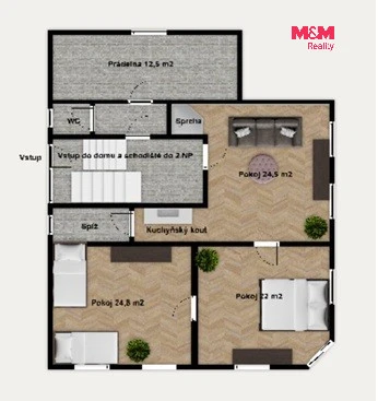 Prodej rodinného domu, Městec Králové, Tyršova, 100 m2