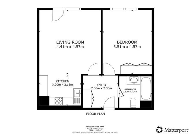 Pronájem bytu 2+kk, Praha - Chodov, Nebřenická, 56 m2