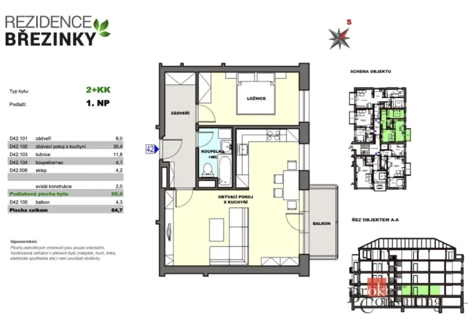 Pronájem bytu 2+kk, Nové Město nad Metují, Družební, 60 m2