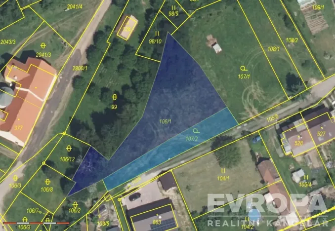 Prodej pozemku pro bydlení, Dubá, Požárníků, 1410 m2