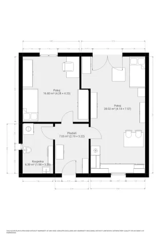 Pronájem rodinného domu, Krokočín, 60 m2