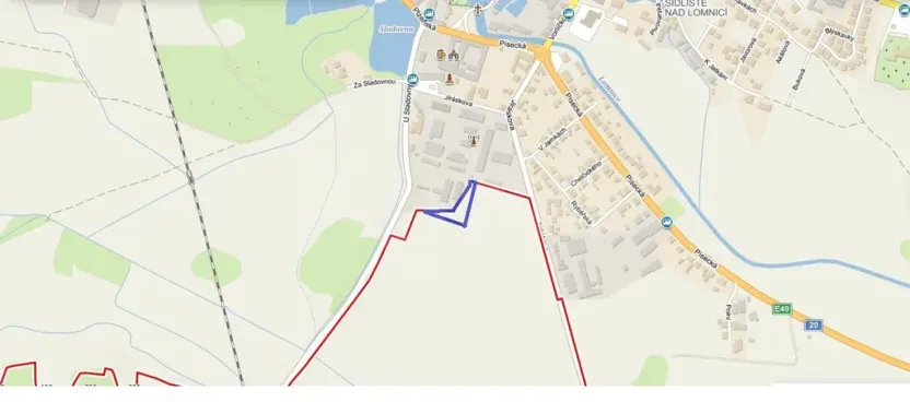 Prodej komerčního pozemku, Blatná, 2243 m2