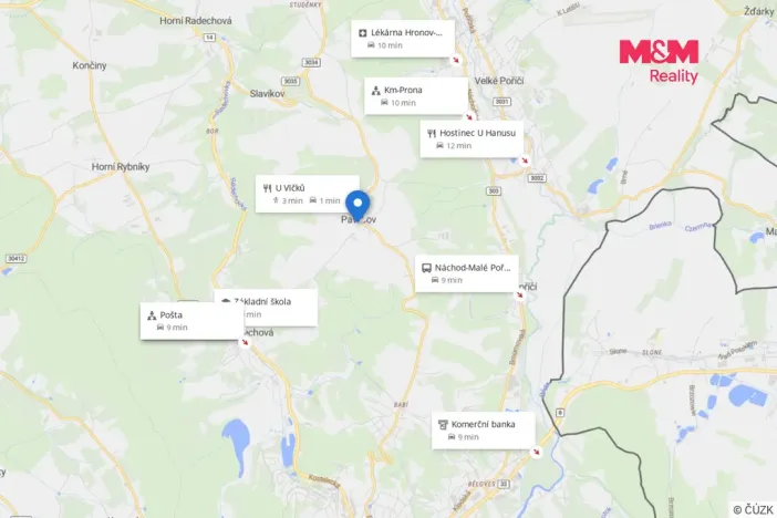 Pronájem bytu 2+1, Náchod - Pavlišov, 72 m2