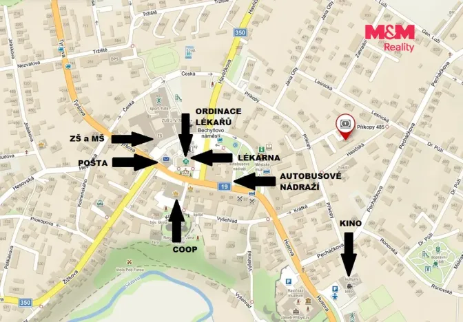 Pronájem bytu 2+1, Přibyslav, Příkopy, 79 m2