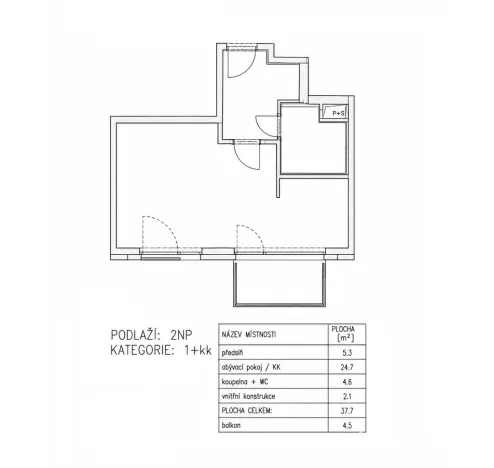 Prodej bytu 1+kk, Praha - Žižkov, Olgy Havlové, 38 m2