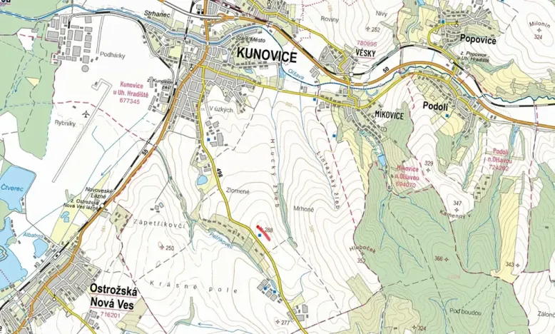 Prodej pole, Kunovice, 2620 m2