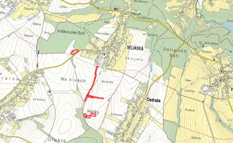 Prodej pole, Zlín, 18324 m2